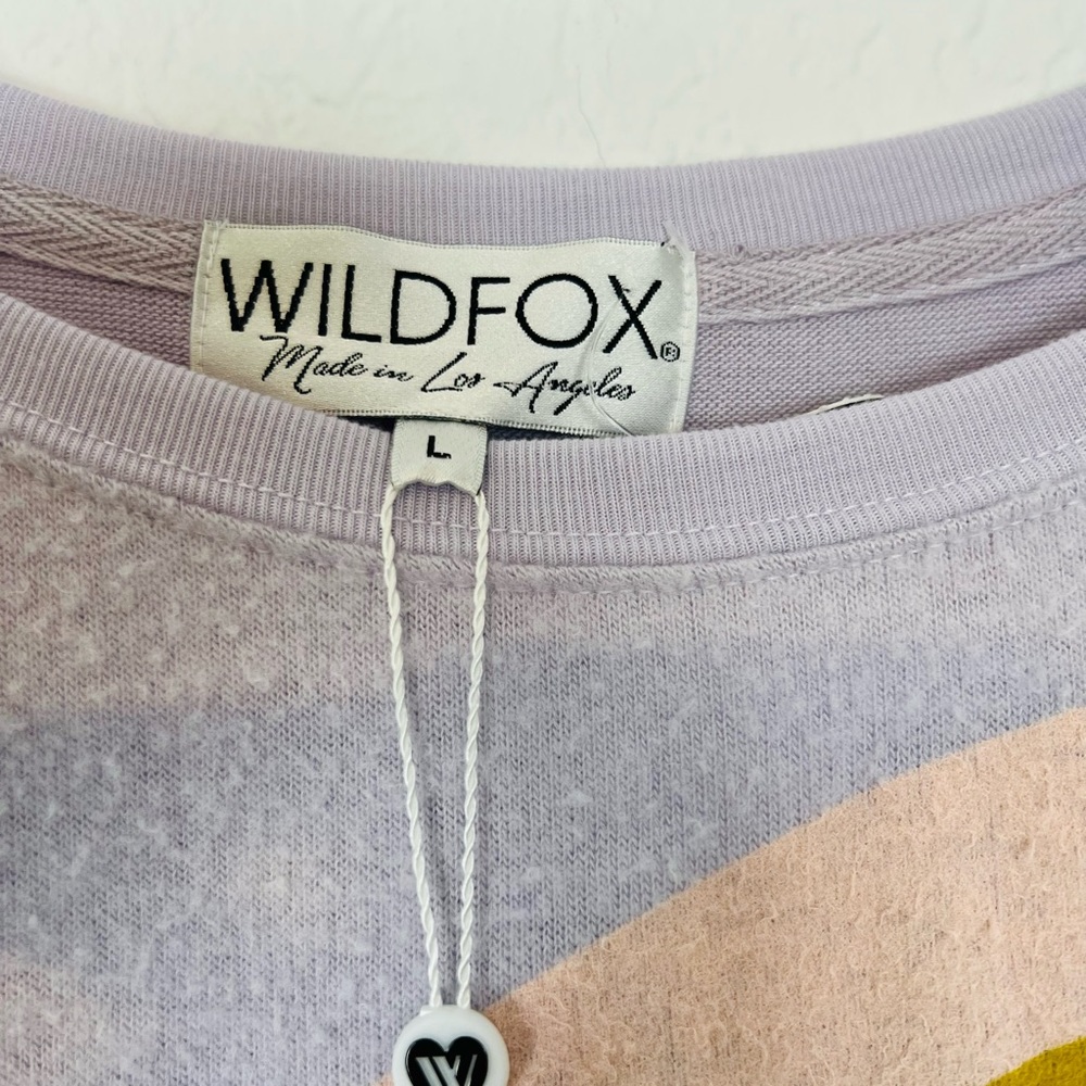 Wildfox Bbj Rainbow Cloud Sweatshirt - Picture 8 of 10
